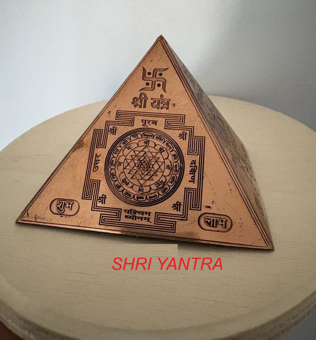 Copper Yantra Pyramid